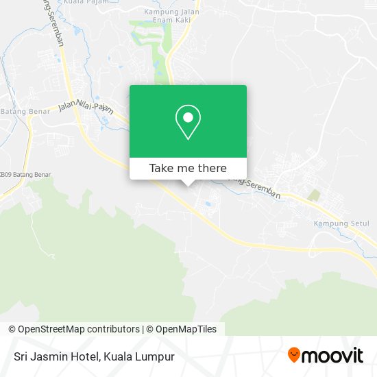 Sri Jasmin Hotel map