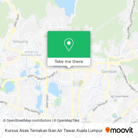 Peta Kursus Asas Ternakan Ikan Air Tawar