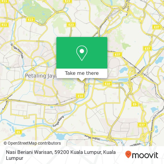Nasi Beriani Warisan, 59200 Kuala Lumpur map