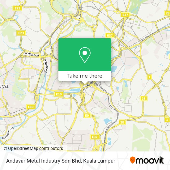 Andavar Metal Industry Sdn Bhd map