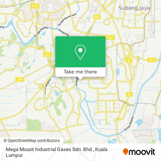 Peta Mega Mount Industrial Gases Sdn. Bhd.