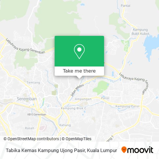 Tabika Kemas Kampung Ujong Pasir map
