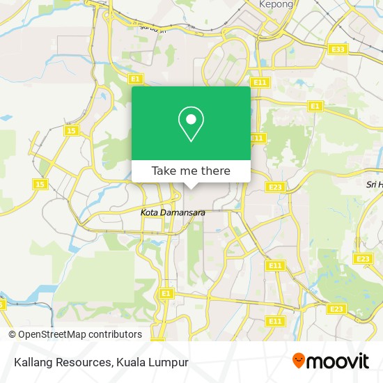 Kallang Resources map