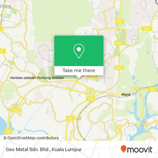 Geo Metal Sdn. Bhd., Jalan Putra Permai 43300 Seri Kembangan map