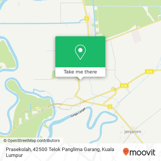 Prasekolah, 42500 Telok Panglima Garang map