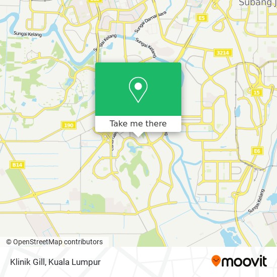 Klinik Gill map