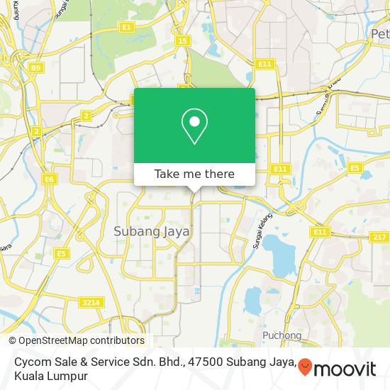 Peta Cycom Sale & Service Sdn. Bhd., 47500 Subang Jaya
