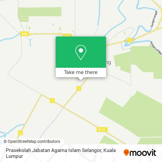 Prasekolah Jabatan Agama Islam Selangor map