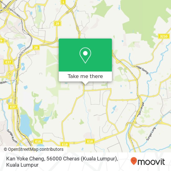 Peta Kan Yoke Cheng, 56000 Cheras (Kuala Lumpur)