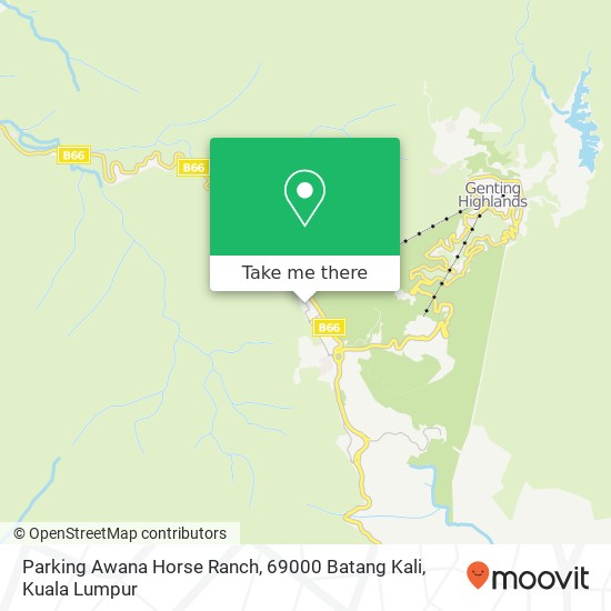 Parking Awana Horse Ranch, 69000 Batang Kali map