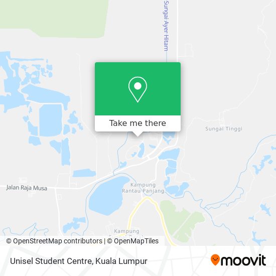 Unisel Student Centre map