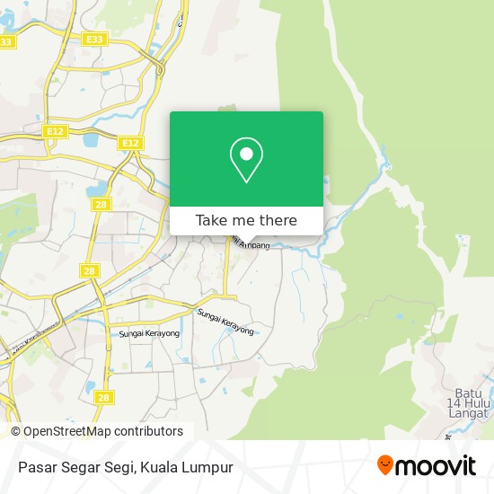 Pasar Segar Segi map