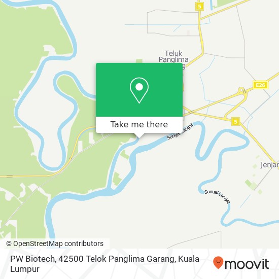 PW Biotech, 42500 Telok Panglima Garang map