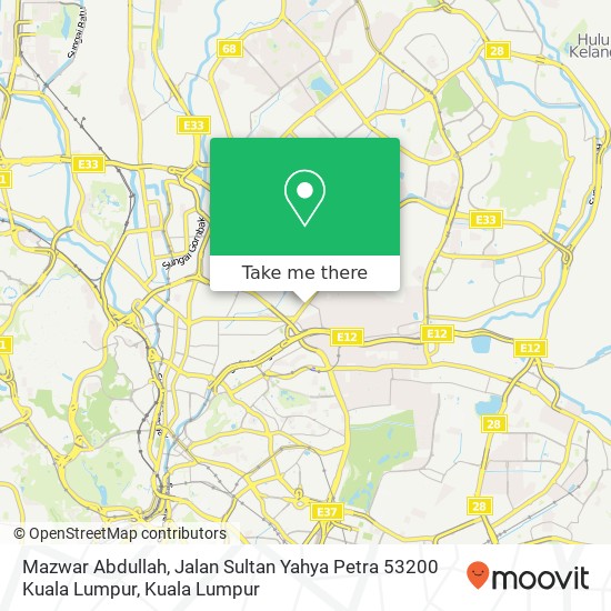 Mazwar Abdullah, Jalan Sultan Yahya Petra 53200 Kuala Lumpur map