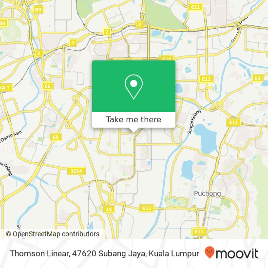 Thomson Linear, 47620 Subang Jaya map