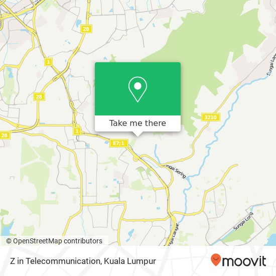 Z in Telecommunication map