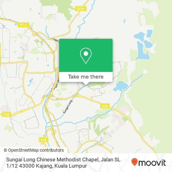 Sungai Long Chinese Methodist Chapel, Jalan SL 1 / 12 43000 Kajang map