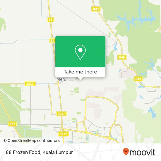 88 Frozen Food, Jalan Murni 1 / KU 10 41050 Kapar map