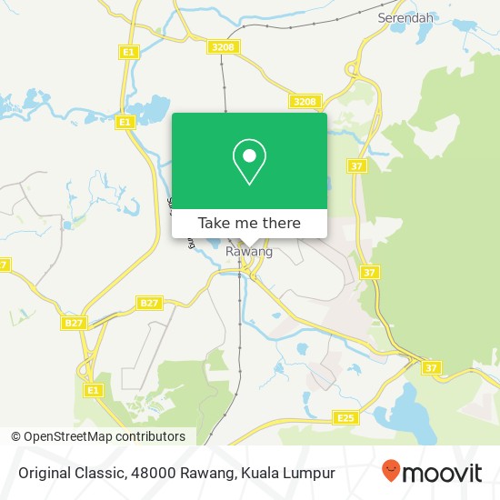 Original Classic, 48000 Rawang map