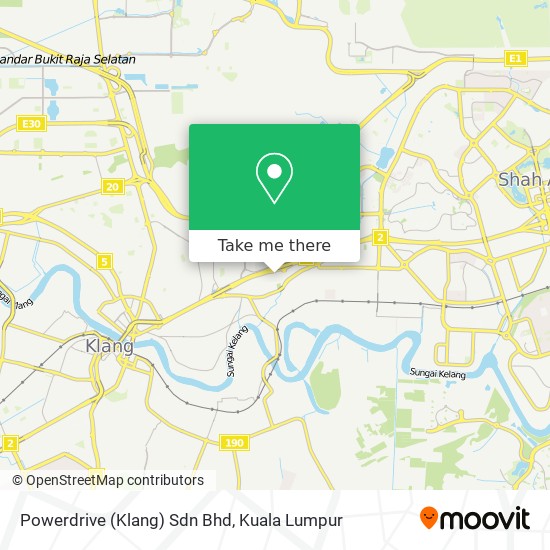 Powerdrive (Klang) Sdn Bhd map