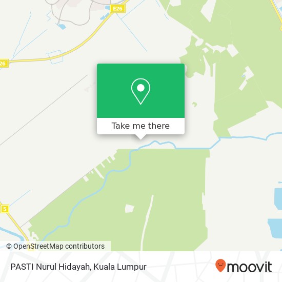 Peta PASTI Nurul Hidayah, Lorong Camar Putih 42700 Jenjarom
