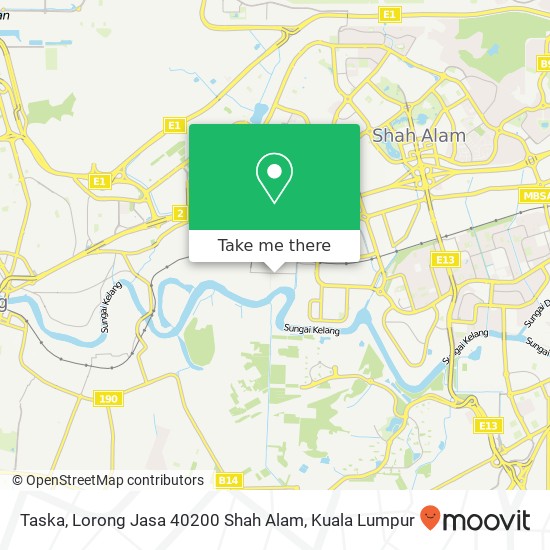 Peta Taska, Lorong Jasa 40200 Shah Alam
