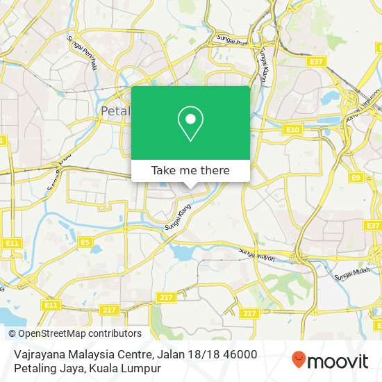 Vajrayana Malaysia Centre, Jalan 18 / 18 46000 Petaling Jaya map