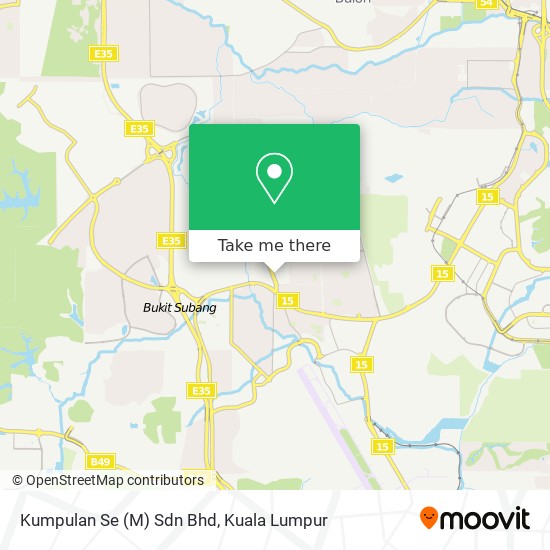 Kumpulan Se (M) Sdn Bhd map