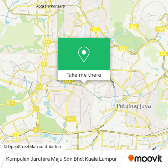 Kumpulan Jurutera Maju Sdn Bhd map