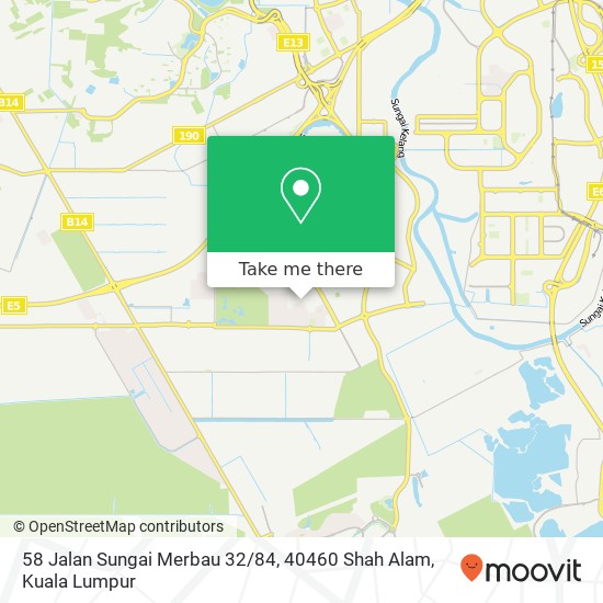 58 Jalan Sungai Merbau 32 / 84, 40460 Shah Alam map