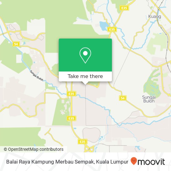 Balai Raya Kampung Merbau Sempak map