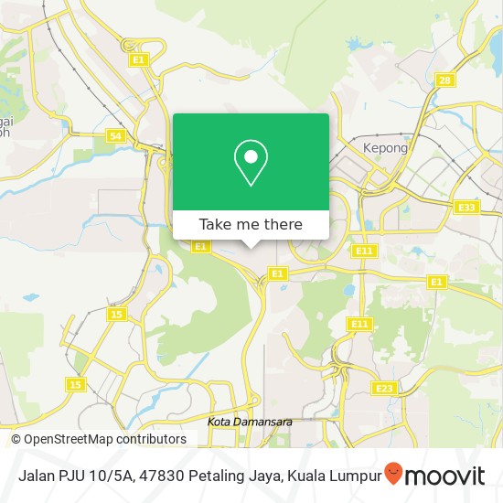 Jalan PJU 10 / 5A, 47830 Petaling Jaya map