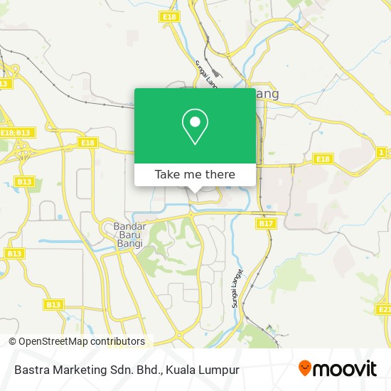 Bastra Marketing Sdn. Bhd. map