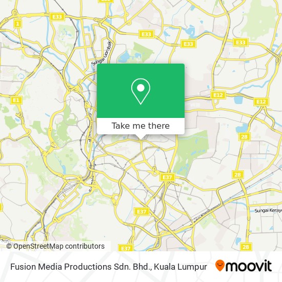 Fusion Media Productions Sdn. Bhd. map