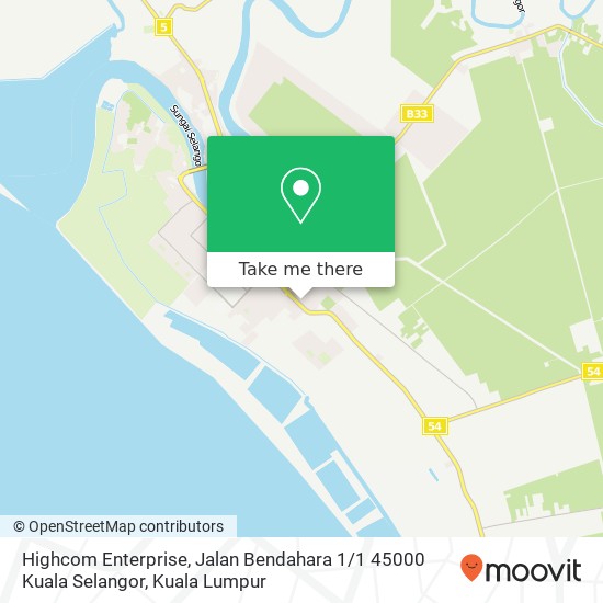 Highcom Enterprise, Jalan Bendahara 1 / 1 45000 Kuala Selangor map