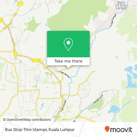 Bus Stop-Tmn Idaman map
