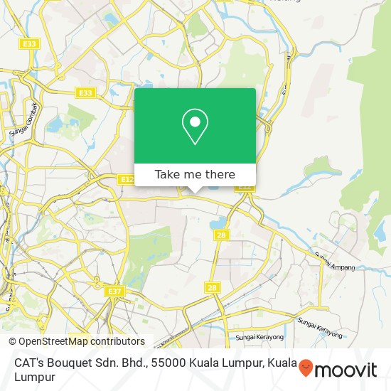 Peta CAT's Bouquet Sdn. Bhd., 55000 Kuala Lumpur