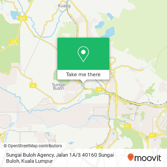 Sungai Buloh Agency, Jalan 1A / 3 40160 Sungai Buloh map