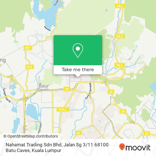 Nahamat Trading Sdn Bhd, Jalan Sg 3 / 11 68100 Batu Caves map