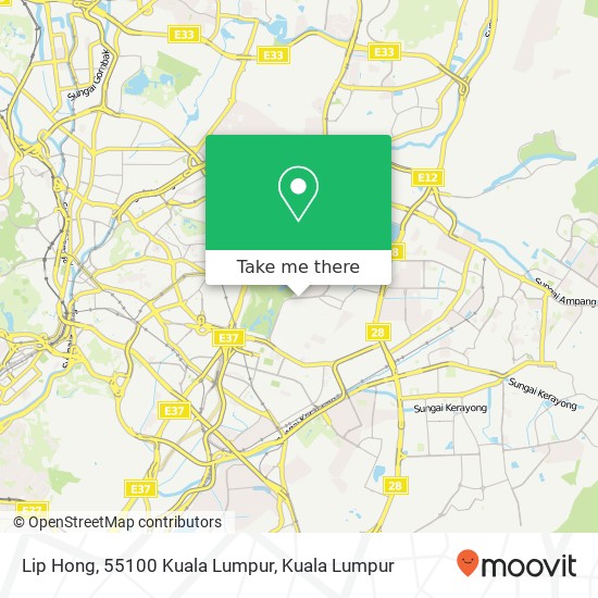 Lip Hong, 55100 Kuala Lumpur map