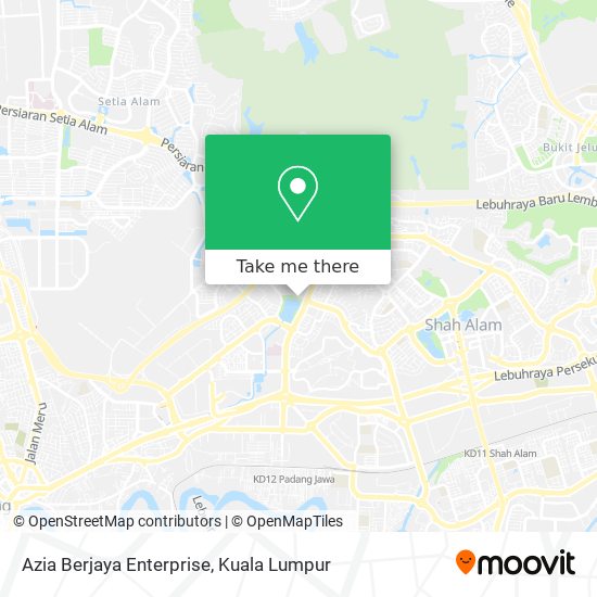 Azia Berjaya Enterprise map