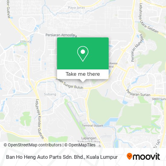 Ban Ho Heng Auto Parts Sdn. Bhd. map