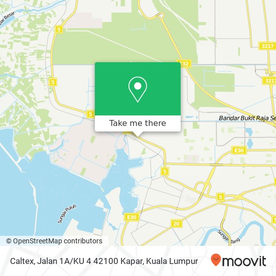 Peta Caltex, Jalan 1A / KU 4 42100 Kapar