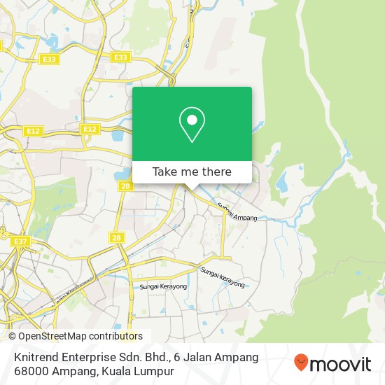 Knitrend Enterprise Sdn. Bhd., 6 Jalan Ampang 68000 Ampang map