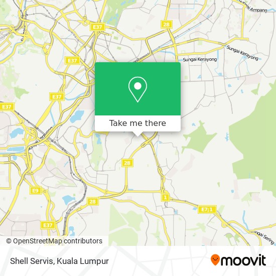 Shell Servis map