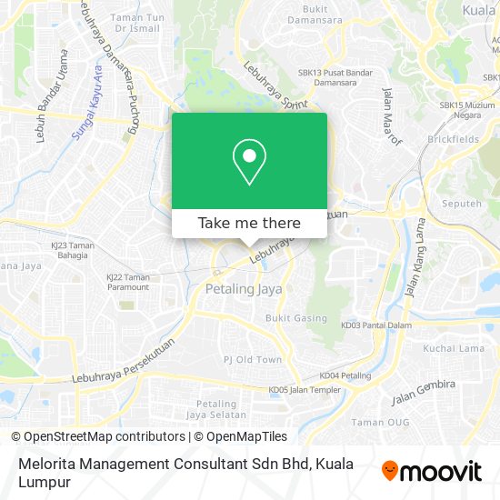 Melorita Management Consultant Sdn Bhd map