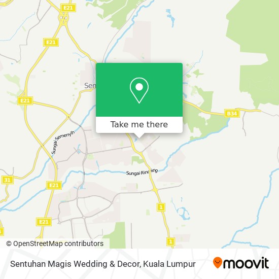 Sentuhan Magis Wedding & Decor map