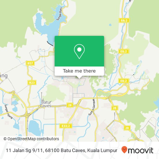 11 Jalan Sg 9 / 11, 68100 Batu Caves map