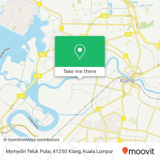 Peta Mymydin Teluk Pulai, 41250 Klang