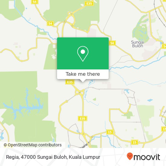 Regia, 47000 Sungai Buloh map